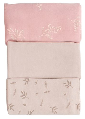 שלישיית חיתולי טריקו מעוצבים 100% כותנה - עלים