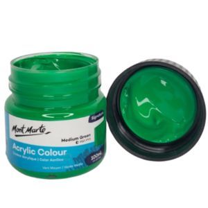 צבע אקרילי איכותי 100 מל 023 Mont Marte -Medium Green