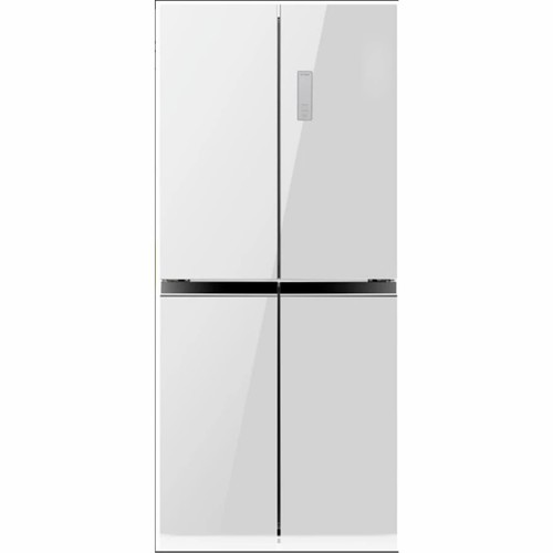 מקרר 4 דלתות זכוכית לבן NEON NE-NF5000GLW  נפח 522 ליטר כולל פיקוד שבת מובנה רוחב: 79 ס