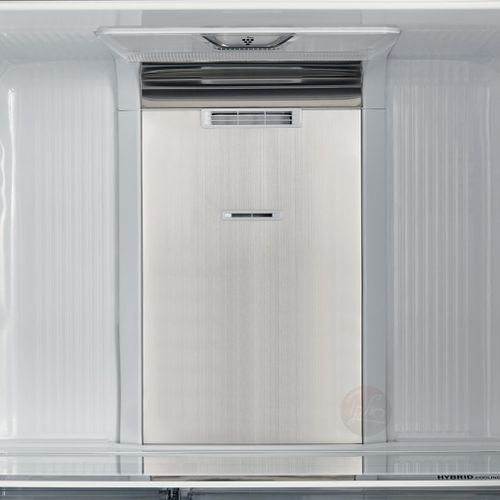 מקרר 5 דלתות 668 ליטר חברת SHARP דגם SJ9734BG - זכוכית בז' מהדרין אישור צומת מצב שבת רוחב: 90.8 ס