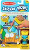 Sticker WOW! חוברת מדבקות 24 דפים עם מכשיר הדבקה אוטומטי ו 300 מדבקות - כלי רכב כבדים