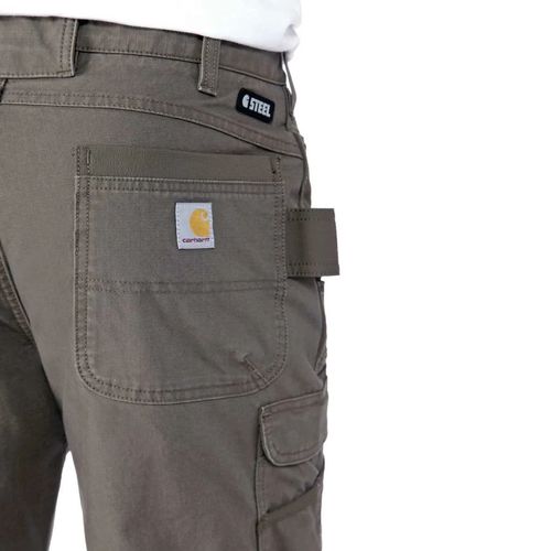 מכנסי קרגו כפולי חזית STEEL® מבד ריפסטופ גמיש RUGGED FLEX™ - Outline
