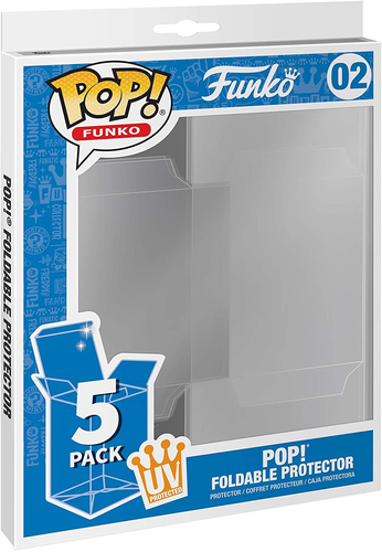 מגן בובת פופ: Pop Foldable Protector - מארז 5 מגנים מתקפלים לקופסאות פופ