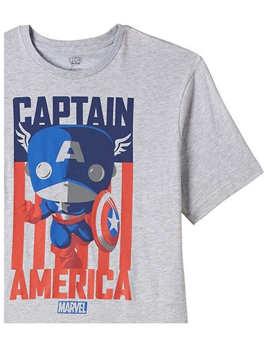 חולצת T פנקו פופ: Captain America מידה L לארג'