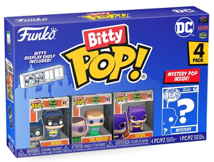 ביטי פופ! - מארז 3 דמויות + דמות בהפתעה Bitty POP! Bitty: DC - Batman Adam West - באטמן אדם ווסט