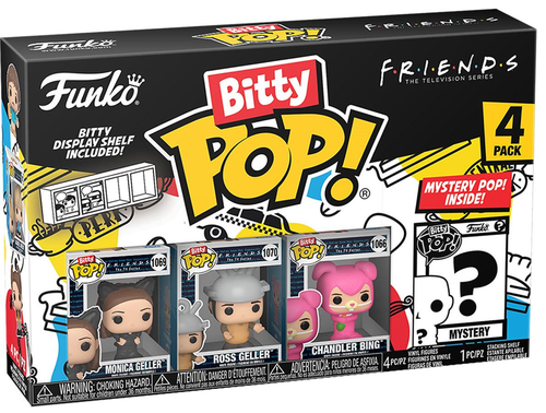 ביטי פופ! - מארז 3 דמויות + דמות בהפתעה Bitty POP Friends Monica as Catwoman - חברים: מוניקה אשת החתול
