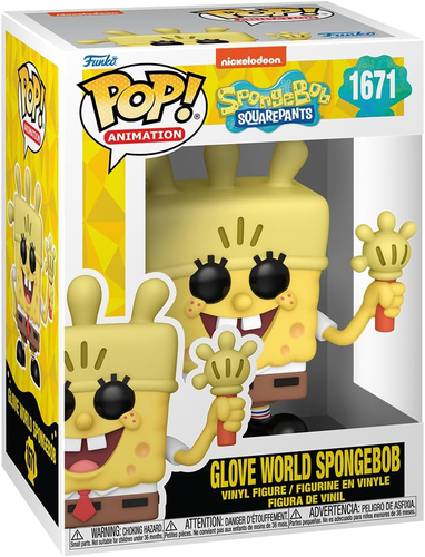 בובת פנקו פופ אנימציה: Animation: Glove World Spongebob בובספוג עם כפפת אור