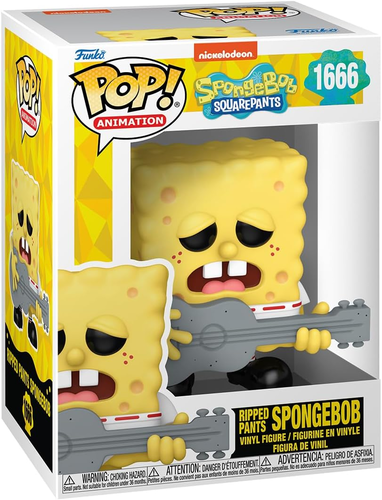 בובת פנקו פופ אנימציה: Animation: Ripped Pants Spongebob בובספוג עם מכנסיים קרועים