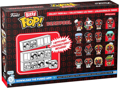 ביטי פופ! - מארז 3 דמויות + דמות בהפתעה Bitty POP! Deadpool - דדפול בריסטה
