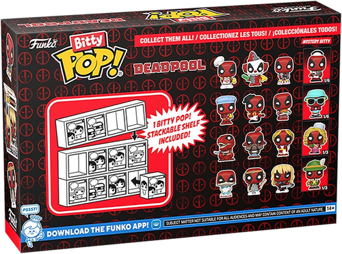 ביטי פופ! - מארז 3 דמויות + דמות בהפתעה Bitty POP! Deadpool - דדפול בפיג'מה