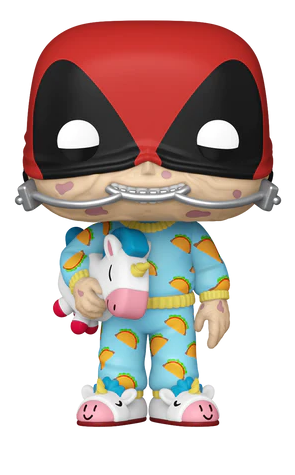 בובת פנקו פופ מארוול: Marvel - Sleepover Deadpool