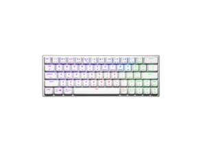 מקלדת COOLERMASTER SK622 WIRELESS WHITE KEYBOARD - SWITH BLUE