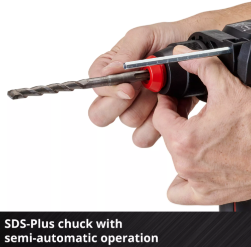פטישון נטען 18V ברשלס 2.6J - SDS - 26mm - מצבים 4 מקצועי + מזוודה קשיחה  (גוף בלבד ללא סוללה ומטען)