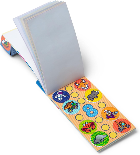 Sticker WOW! מיני חוברת פעילות ו סט מילוי 200 מדבקות למכשיר הדבקה אוטומטי - הפתעה
