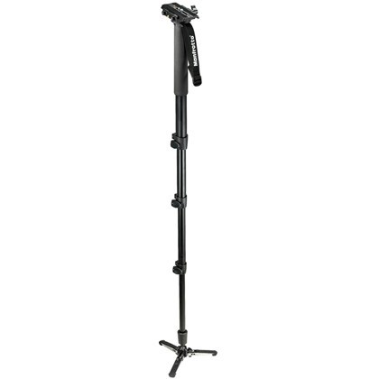 Manfrotto FLUID VIDEO ALU MONOP W/PLATE