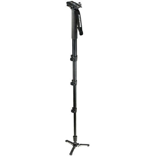 Manfrotto FLUID VIDEO ALU MONOP W/PLATE
