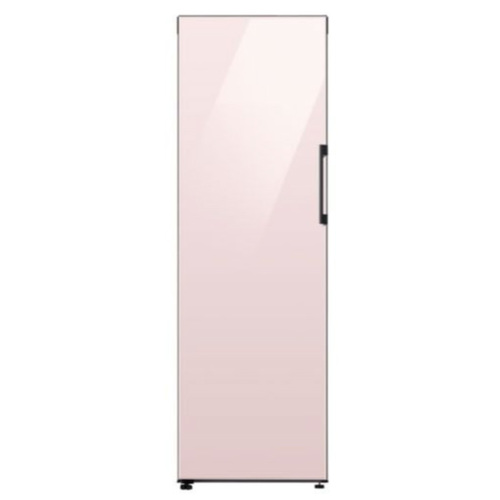 מקרר דלת אחת Bespoke דגם RR39C7650 PINK NEWPRO Samsung  גימור זכוכית ורוד פנינה  אינוורטר 386 ליטר  כולל פיקוד שבת מובנה samsung רוחב: 59.5 ס