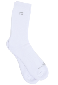שני זוגות גרבי 2PP PRO FULL TERRY ארוכות – NORD BLUE לבן / אפור - אנטי בקטריאלי 