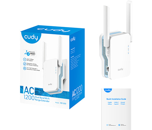 מגדיל טווח Cudy AC1200 Dual-Band Wi-Fi RE1200