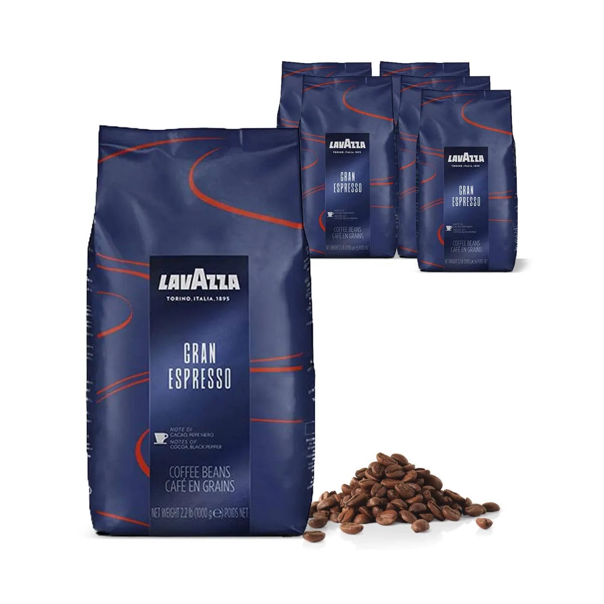 לוואצה - Lavazza Grand Espresso Beans 
