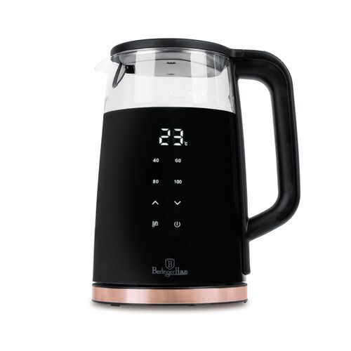 קומקום זכוכית חשמלי 1.7 ליטר Berlinger Haus Black Rose BH9477