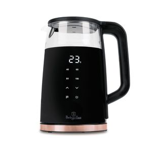 קומקום זכוכית חשמלי 1.7 ליטר Berlinger Haus Black Rose BH9477