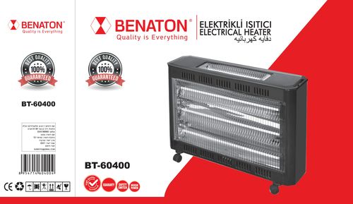 תנור ספירלות לחימום ביתי דגם: BT-60400 מבית BENATON