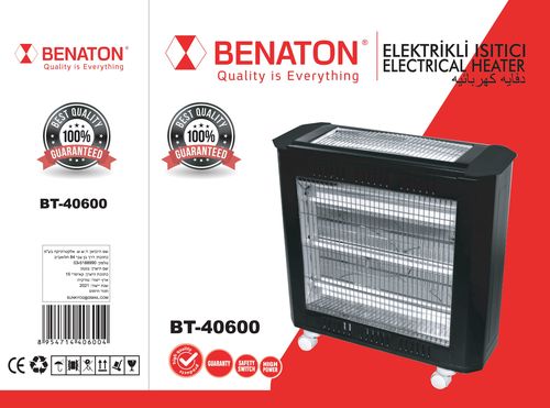 תנור ספירלות לחימום ביתי דגם:40600-BT מבית BENATON