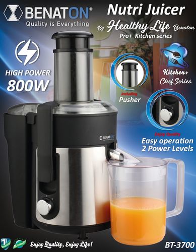 BT-3700 מסחטת מיצים עוצמתית Healthy Life Benaton 800W