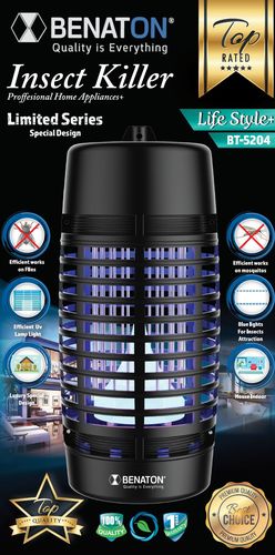 קטלן יתושים 4W מעוצב מבית BENATON BT-5204