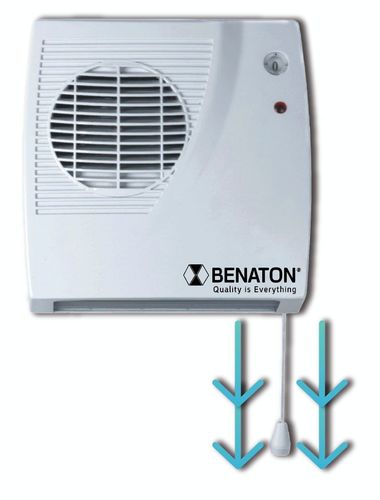 מפזר חום BENATON תליה דקורטיבי BT-1912 צבע לבן מבריק