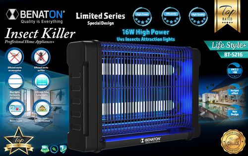 קטלן יתושים 16W איכותי מבית BENATON BT-5216
