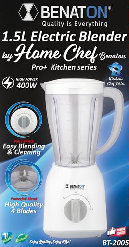 BT-2005 בלנדר חשמלי איכותי +BENATON Home Chef Pro