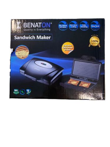 טוסטר לחיצה 2 פרוסות משטח גריל BT-2082 Non-Stick