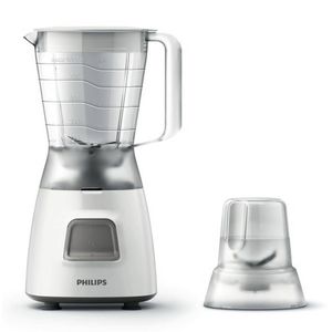 בלנדר דגם HR2056  + מטחנת תבלינים מבית PHILIPS לבן