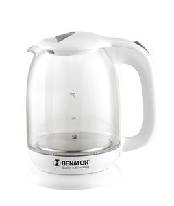 קומקום זכוכית 1.7 ליטר עוצמתי  מבית BT-8025 BENATON