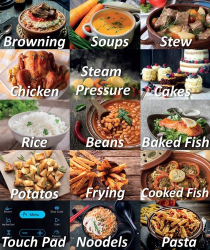 סיר בישול חכם SMART COOKER בלחץ 18ב-1 המתקדם בעולם הבישול והאפיה BT-5086 מבית BENATON