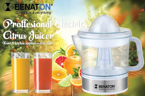 מסחטת מיץ חשמלית דגם Luxury  שקופה  BT-622A BENATON