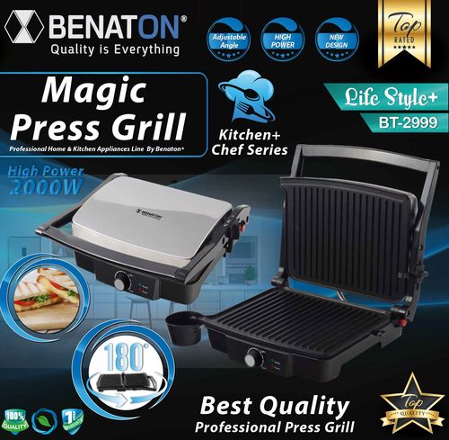 טוסטר Multi Grill 4 פרוסות 180° מעלות BT-2999