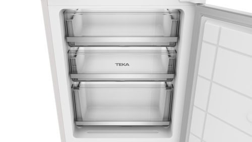 מקרר אינטגרלי מקפיא תחתון של חברת Teka דגם RBF-73380 NO FROST כולל פיקוד שבת מובנה 244 ליטר נטו   רוחב: 60 ס