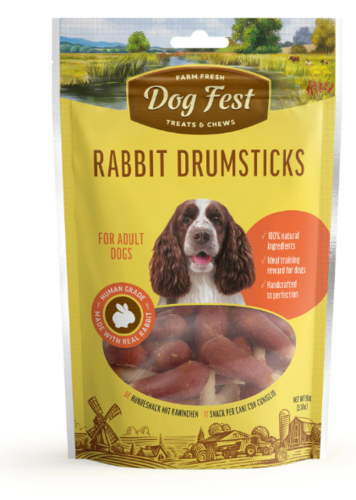 Dog Fest - חטיף ארנבת לכלבים 90 גרם מבצע 10 ב-130 ש
