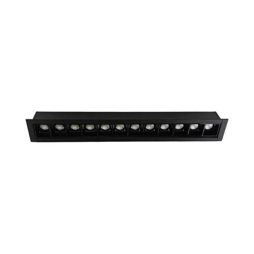  שקוע תקרה שחור GRADO 12 15W 36° אור חם 