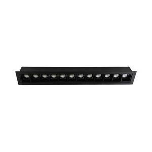  שקוע תקרה שחור GRADO 12 15W 36° אור חם 