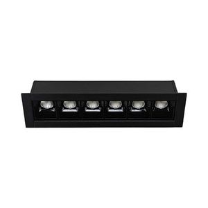  שקוע תקרה שחור GRADO 6 10W 36° אור חם 