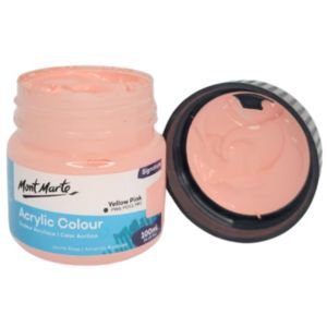 צבע אקרילי איכותי 100 מל 036 Mont Marte - Yellow Pink