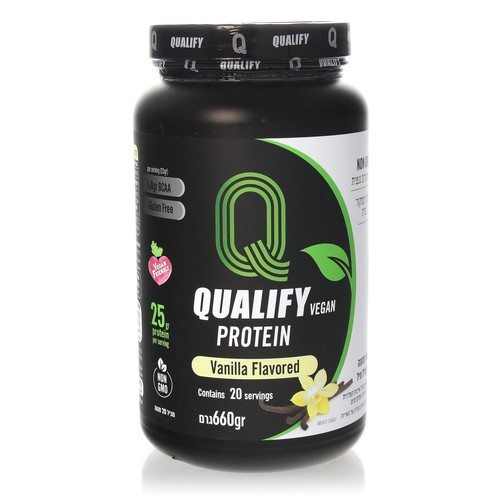 אבקת חלבון טבעונית וניל  Qualify