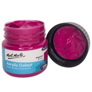 צבע אקרילי איכותי 100 מל 054 Mont Marte - Magenta