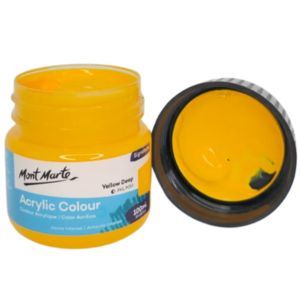 צבע אקרילי איכותי 100 מל 053 Mont Marte - Yellow Deep