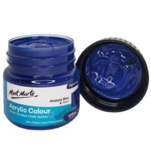 צבע אקריליק איכותי 100 מל 020 Mont Marte - Phthalo Blue