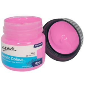 צבע אקריליק איכותי 100 מל 050 Mont Marte -Pink